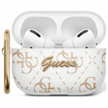 Guess GUA3PG4GPH AirPods 3 cover          biały|white 4G Hook