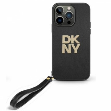 DKNY DKHCP16XPBSWSK iPhone 16 Pro Max     6.9" czarny|black hardcase Wrist Strap Stock Logo