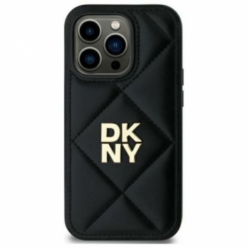 DKNY DKHCP14SPQDSLK iPhone 14 6.1"        czarny|black Quilted Stack Logo