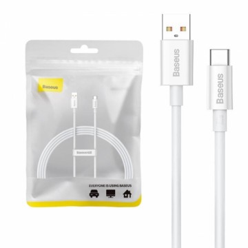 Cable USB do USB-C Baseus Superior 100W 1.5m (white)