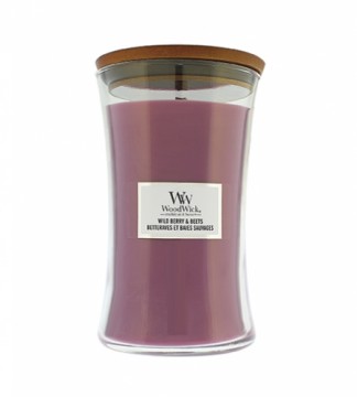 WoodWick Wild Berry & Beets scented candle with wooden wick 609,5 g