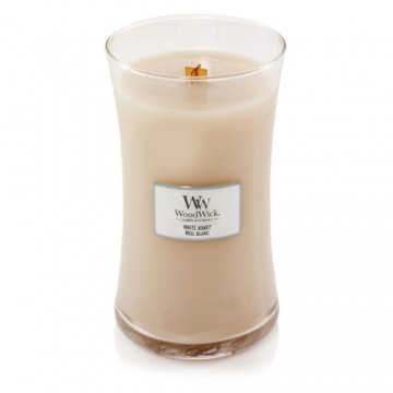 WoodWick White Honey scented candle with wooden wick 609,5 g