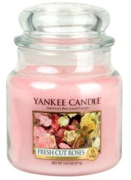 Yankee Candle Fresh Cut Roses scented candle 411 g