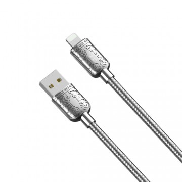 XO cable NB216 USB - Lightning 1,0 m 2,4A silver