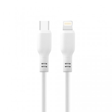 Maxlife MXUC-10 MFi cable USB-C - Lightning 1,0 m 27W white