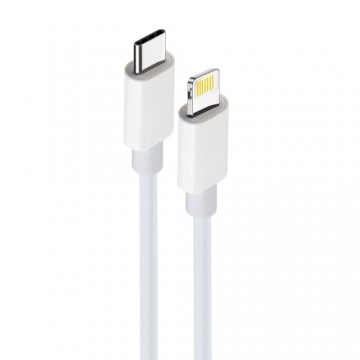 Maxlife MXUC-05 cable USB-C - Lightning 2,0 m 20W white