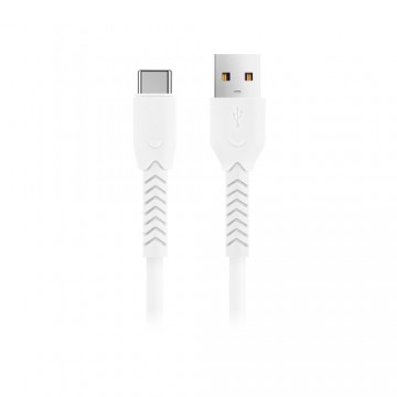 Maxlife MXUC-04 cable USB - USB-C 1,0 m 3A white