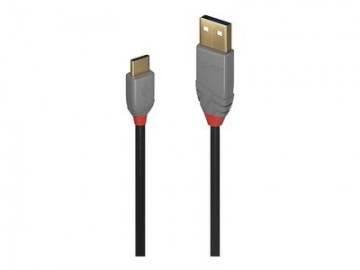 Lindy Anthra Line - USB-C cable - 24 pin USB-C to USB Type A - 1 m