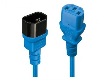 Lindy - power extension cable - power IEC 60320 C13 to IEC 60320 C14 - 1 m