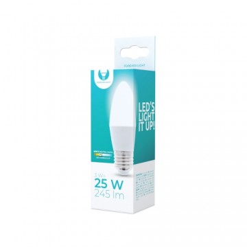 LED Bulb E27 C37 3W 230V 4500K 245lm Forever Light