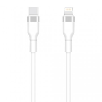 Setty USB-C - Lightning cable 1m 3A KSC-L-130 white