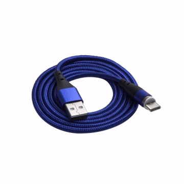 Cable USB Akyga AK-USB-42 USB type A (m) | USB type C (m) magnetic ver. 2.0 1.0m