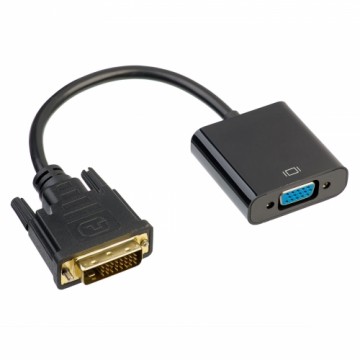 Converter adapter with cable Akyga AK-AD-50 DVI 24+1 pin (m) | VGA (f) 15cm