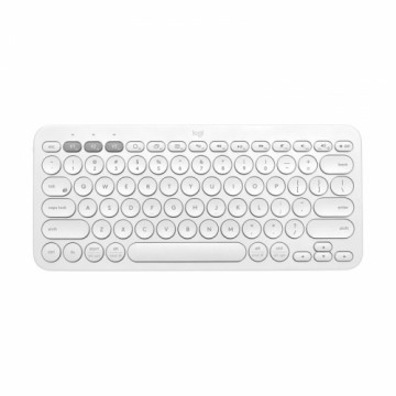 Logitech K380 vairāku ierīču Bluetooth tastatūra balta