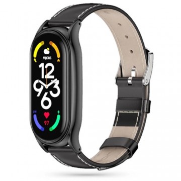 Tech-Protect Herms strap for Xiaomi Mi Smart Band 7 | 7 NFC - black