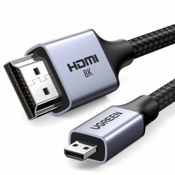 Ugreen HD164 15516 micro HDMI | HDMI 2.1 8K cable 1m - gray