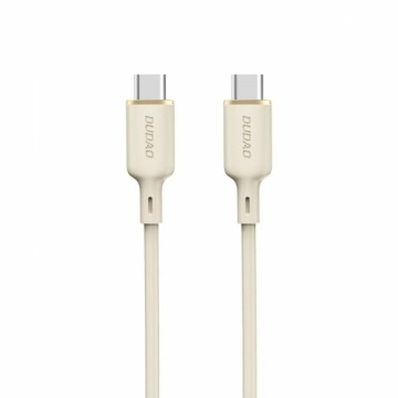 Dudao L7SCC USB-C - USB-C cable 100W 2m - beige