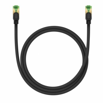 Baseus fast RJ45 cat. network cable. 8 40Gbps 1m braided black