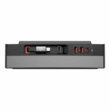 Baseus T-Space Series USB HUB for Tesla Model 3 | Y with Built-in 45W USB C Cable - Black