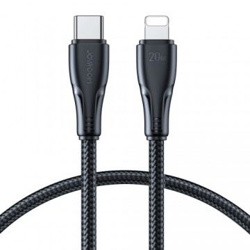 Joyroom Surpass Series A11 Lightning |USB-C 20W 0.25 m cable - black