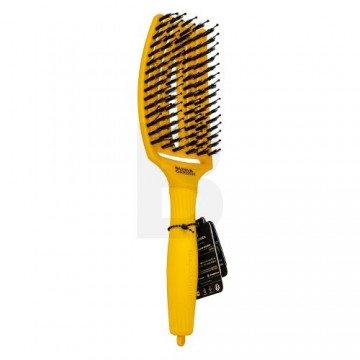 Olivia Garden Fingerbrush Combo Medium Sweet Lemonade Hair Brush