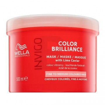 Wella Professionals Invigo Color Brilliance Mask with Lime Caviar Fine to Medium Colored Hair protective mask for fine colored hair 500 ml