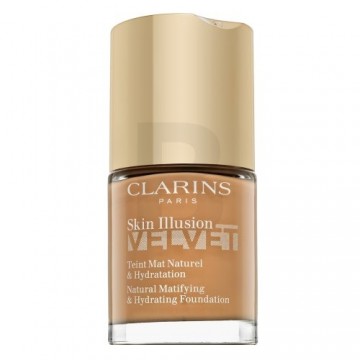 Clarins Skin Illusion Velvet Natural Matifying & Hydrating Foundation жидкий макияж с матирующим эффектом 112.3N Sandalwood 30 мл