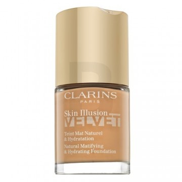 Clarins Skin Illusion Velvet Dabīgs matējošs un mitrinošs tonālais krēms ar matējošu efektu 108W Sand 30 ml