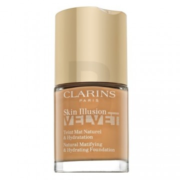 Clarins Skin Illusion Velvet Natural Matifying & Hydrating Foundation жидкий макияж с матирующим эффектом 107C Beige 30 мл