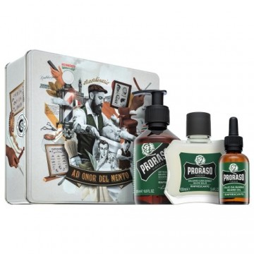 Proraso Gift Set Refreshing Metal Box Beard Care 200 ml + 100 ml + 30 ml