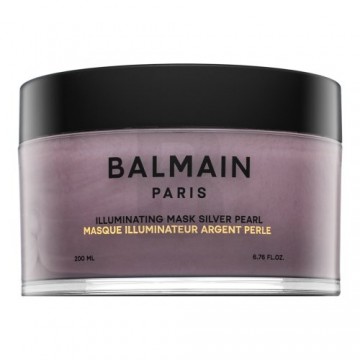 Balmain Illuminating Mask Silver Pearl neutralizing mask for platinum blonde and grey hair 200 ml