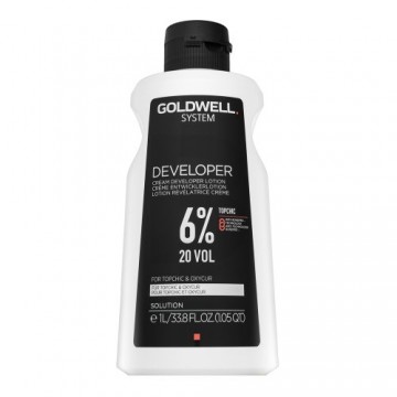 Goldwell System Cream Developer Lotion 6% 20 Vol. developing emulsion for all hair types 1000 ml