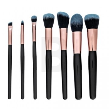 MIMO Makeup Brush Set Black 7 Pcs Brush Set