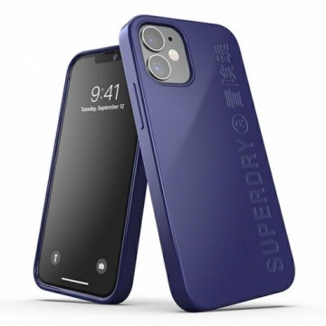 SuperDry Snap iPhone 12 mini Compostable granatowy|navy 42626