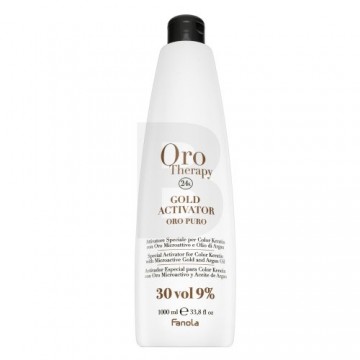 Fanola Oro Therapy 24k Gold Activator Oro Puro attīstošā emulsija visiem matu tipiem 9% 30 Vol. 1000 ml