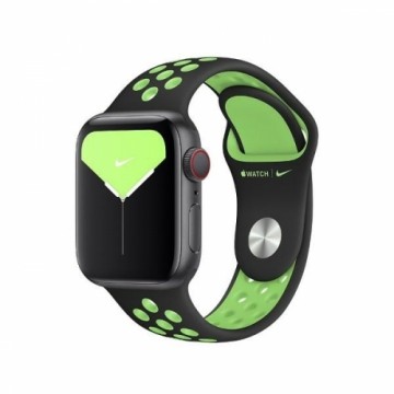 Pasek Apple Watch MXQW2FE|A 38|40|41mm Nike Sport Brand czarno-limonkowy|black-lime blast