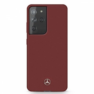 Mercedes MEHCS21LSILRE S21 Ultra G998 czerwony|red hardcase Silicone Line