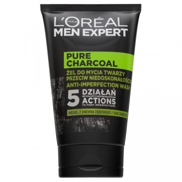 L´Oréal Paris Men Expert Pure Charcoal Cleansing Gel Anti-Imperfection Wash 100 ml