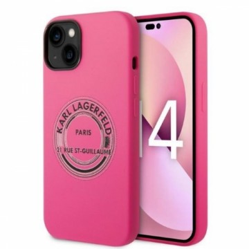 Karl Lagerfeld KLHCP14MSRSGRCF iPhone 14 Plus | 15 Plus 6,7" hardcase różowy|pink Silicone RSG