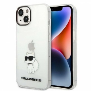 Karl Lagerfeld KLHCP14MHNCHTCT iPhone 14 Plus | 15 Plus 6,7" transparent hardcase Ikonik Choupette