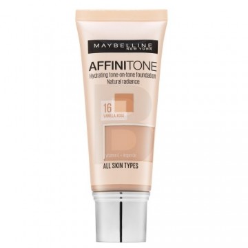 Maybelline Affinitone Mitrinošs tonālais tonālais tonālais tonālais krēms ar mitrinošu efektu 16 Vanilla Rose 30 ml