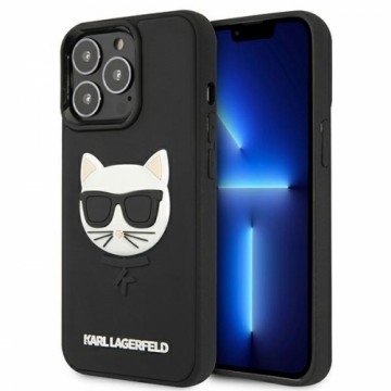 Karl Lagerfeld KLHCP13XCH3DBK 13 Pro Max 6,7" czarny|black hardcase 3D Rubber Choupette