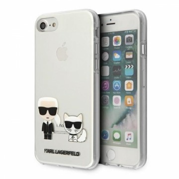 Karl Lagerfeld KLHCI8CKTR iPhone 7|8|SE 2020 | SE 2022 hardcase Transparent Karl & Choupette