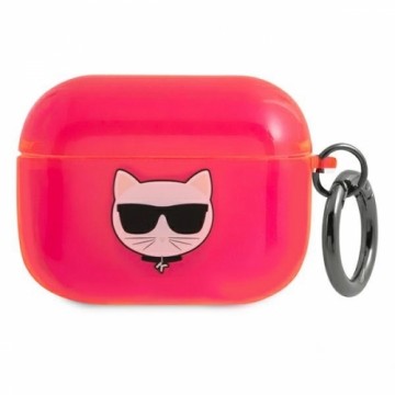 Karl Lagerfeld KLAPUCHFP AirPods Pro cover różowy|pink Choupette