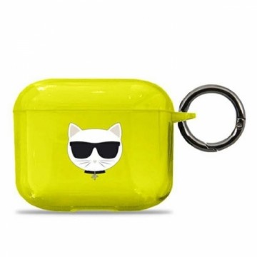 Karl Lagerfeld KLA3UCHFY AirPods 3 cover żółty|yellow Choupette