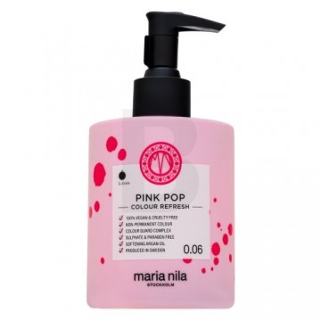 Maria Nila Colour Refresh nourishing mask with colour pigments for hair with pink shades Pink Pop 300 ml