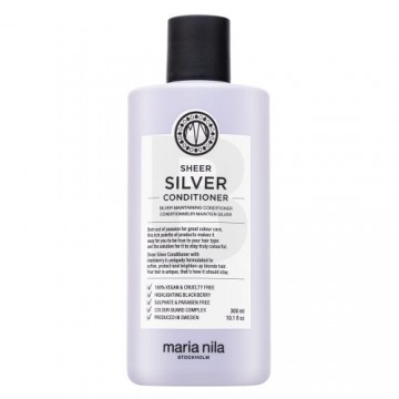 Maria Nila Sheer Silver Conditioner укрепляющий кондиционер для платиновых светлых и седых волос 300 мл