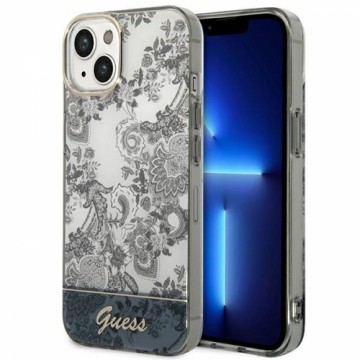 Guess GUHCP14MHGPLHG iPhone 14 Plus | 15 Plus 6.7" szary|grey hardcase Porcelain Collection