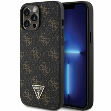 Guess GUHCP14LPG4GPK iPhone 14 Pro 6.1" czarny|black hardcase 4G Triangle Metal Logo