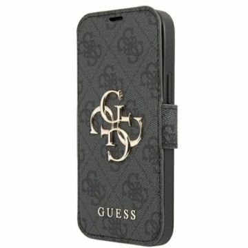 Guess GUBKP13L4GMGGR iPhone 13 Pro | 13 6,1" szary|grey book 4G Big Metal Logo